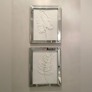 Handmade botanical wall art 12 x15” + 3D effect!